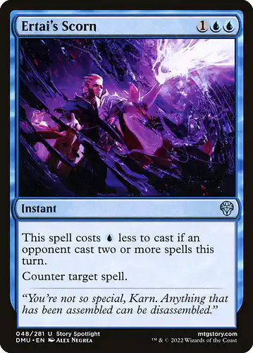 Ertai's Scorn - dmu Spoiler