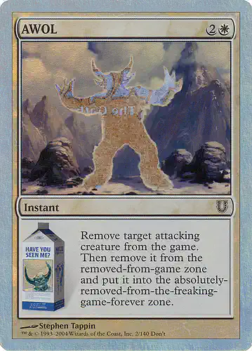AWOL - unh Spoiler