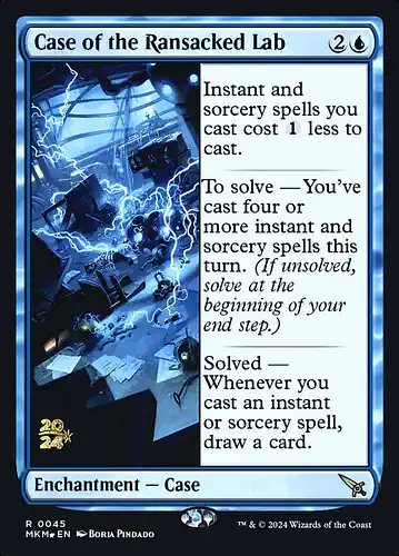 Case of the Ransacked Lab - mkm Spoiler