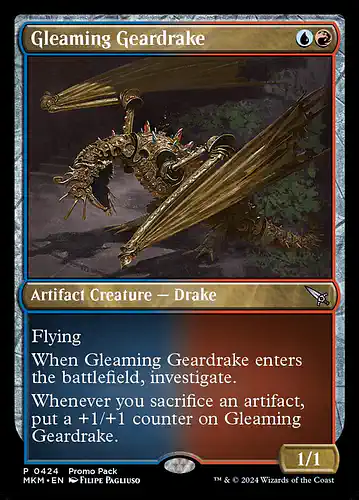 Gleaming Geardrake - mkm Spoiler