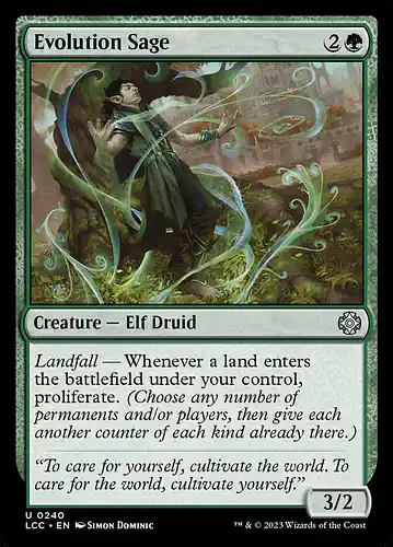 Evolution Sage - lcc Spoiler