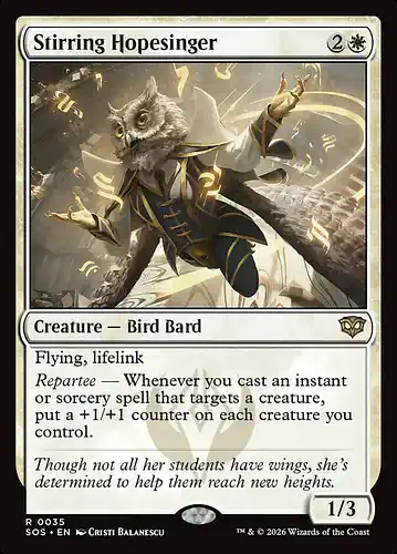 Stirring Hopesinger - sos Spoiler