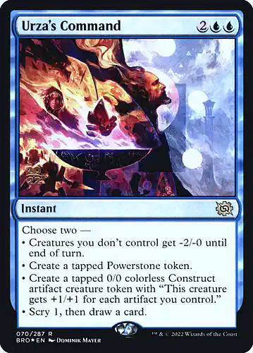 Urza's Command - bro Spoiler