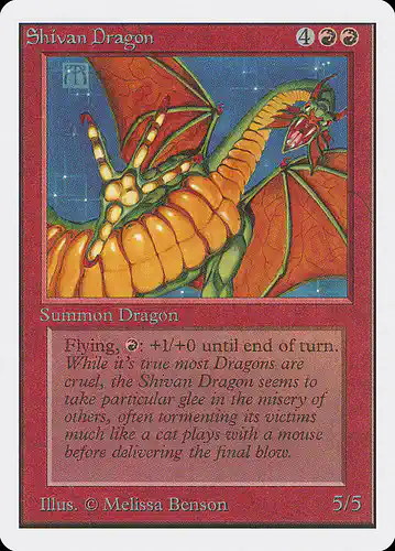 Shivan Dragon - 2ed Spoiler