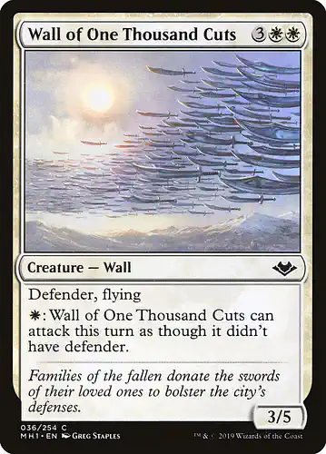 Wall of One Thousand Cuts - mh1 Spoiler