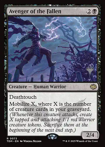 Avenger of the Fallen - tdm Spoiler