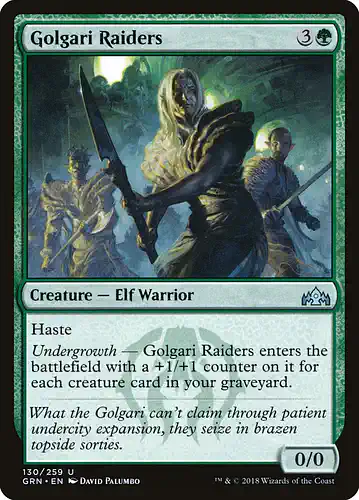 Golgari Raiders - grn Spoiler