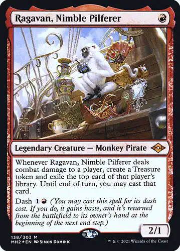 Ragavan, Nimble Pilferer - mh2 Spoiler