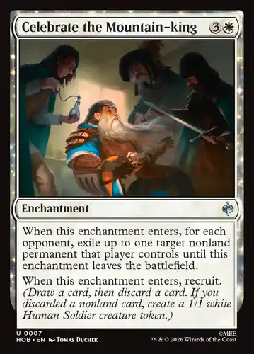 Celebrate the Mountain-king - hob Spoiler