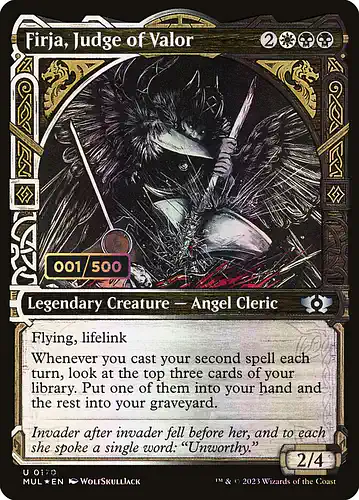 Firja, Judge of Valor - mul Spoiler