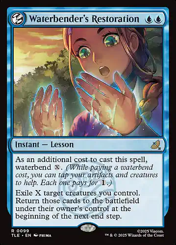Waterbender's Restoration - tle Spoiler