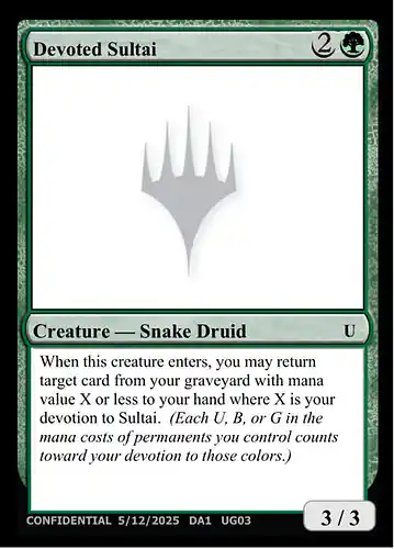 Devoted Sultai - unk Spoiler