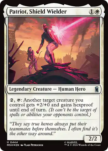 Patriot, Shield Wielder - msh Spoiler