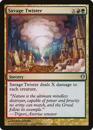 Savage Twister - arc Spoiler