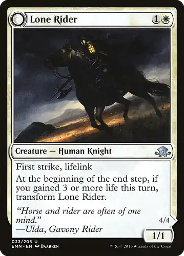 Lone Rider - emn Spoiler