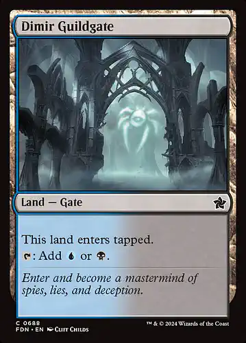 Dimir Guildgate - fdn Spoiler
