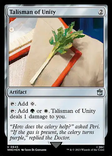 Talisman of Unity - who Spoiler