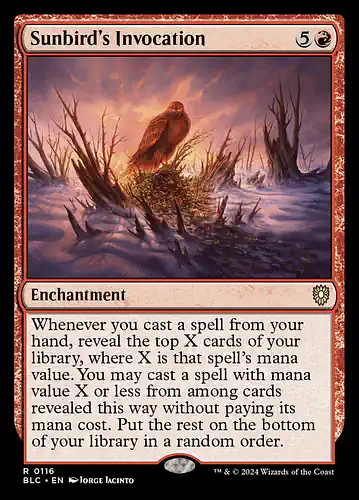 Sunbird's Invocation - blc Spoiler