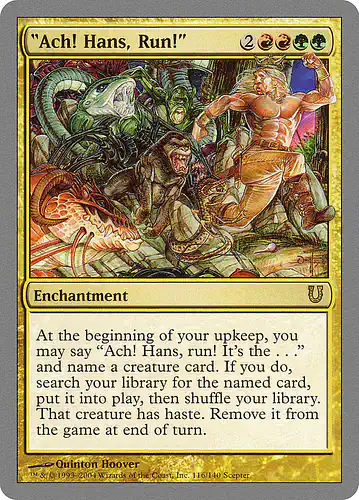 "Ach! Hans, Run!" - unh Spoiler