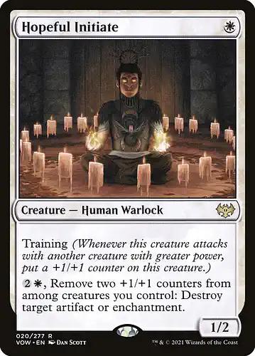 Hopeful Initiate - vow Spoiler