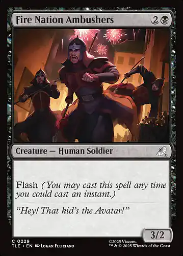 Fire Nation Ambushers - tle Spoiler