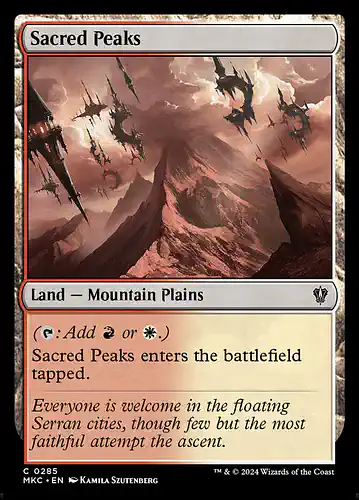 Sacred Peaks - mkc Spoiler