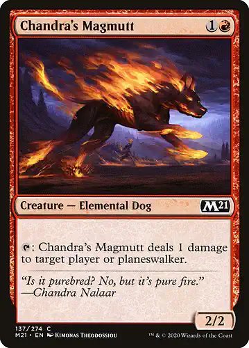 Chandra's Magmutt - m21 Spoiler