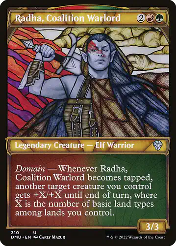 Radha, Coalition Warlord - dmu Spoiler