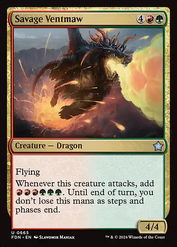 Savage Ventmaw - fdn Spoiler