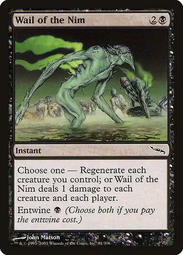 Wail of the Nim - mrd Spoiler