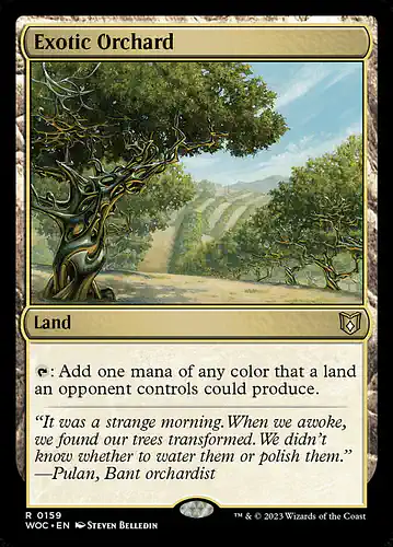 Exotic Orchard - woc Spoiler