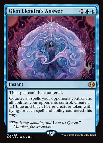 Glen Elendra's Answer - ecl Spoiler