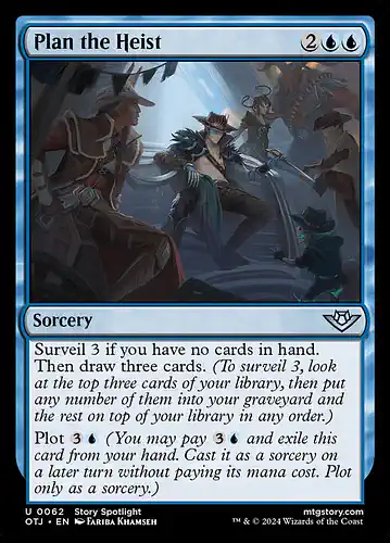 Plan the Heist - otj Spoiler