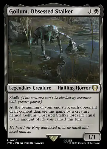 Gollum, Obsessed Stalker - ltc Spoiler