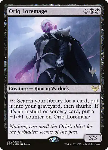 Oriq Loremage - stx Spoiler