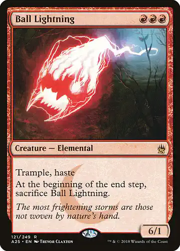 Ball Lightning - a25 Spoiler