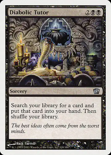 Diabolic Tutor - 8ed Spoiler