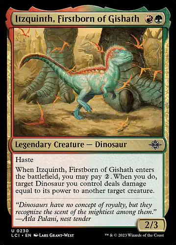 Itzquinth, Firstborn of Gishath - lci Spoiler