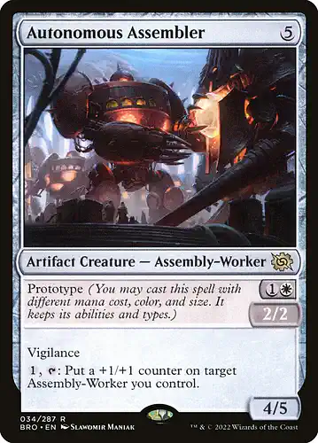Autonomous Assembler - bro Spoiler