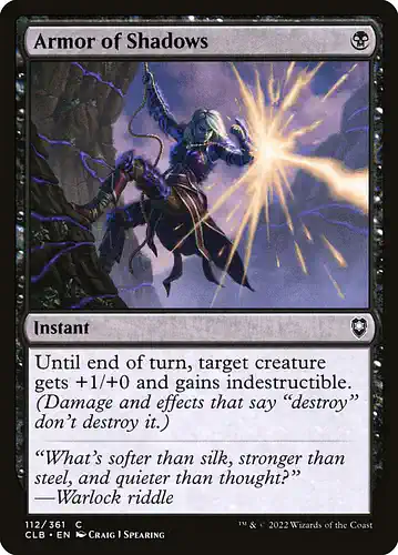 Armor of Shadows - clb Spoiler