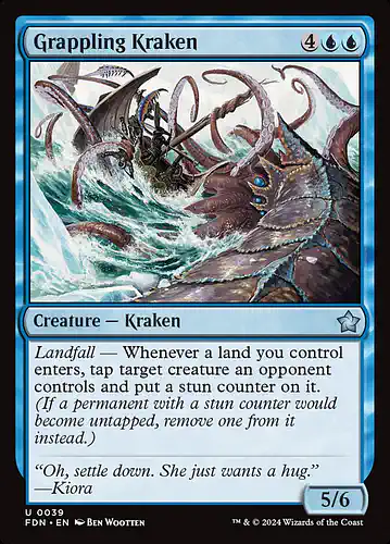 Grappling Kraken - fdn Spoiler
