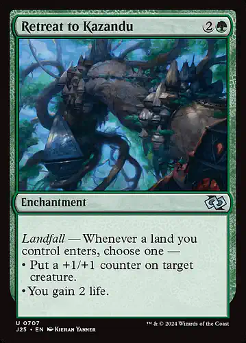 Retreat to Kazandu - j25 Spoiler