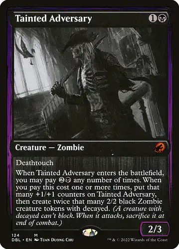 Tainted Adversary - dbl Spoiler