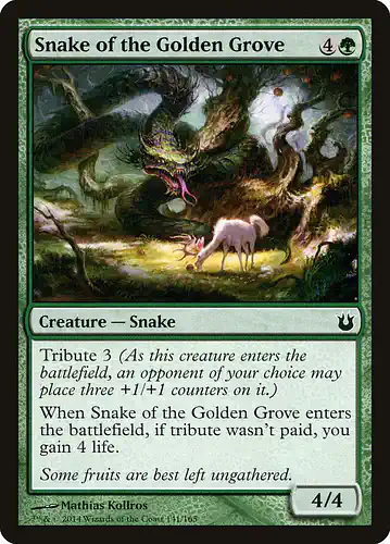 Snake of the Golden Grove - bng Spoiler