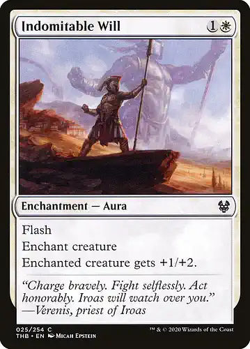 Indomitable Will - thb Spoiler