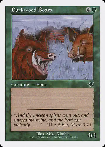 Durkwood Boars - s99 Spoiler