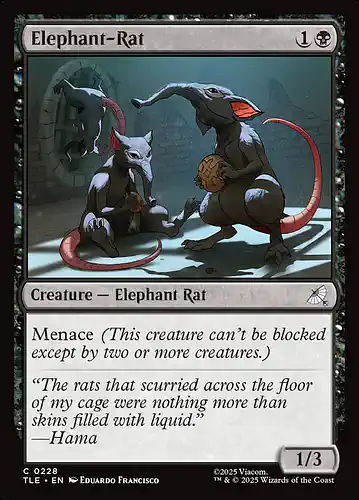 Elephant-Rat - tle Spoiler