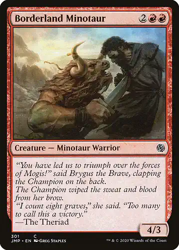 Borderland Minotaur - jmp Spoiler