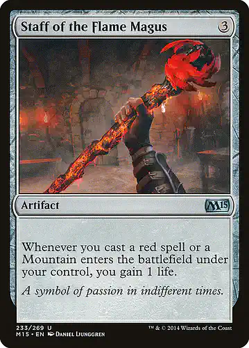 Staff of the Flame Magus - m15 Spoiler