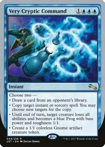 Very Cryptic Command - ust Spoiler